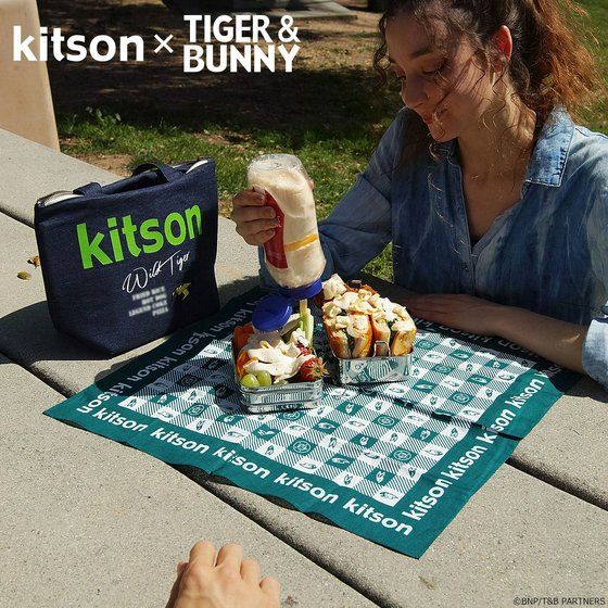 kitson × TIGER & BUNNY　ランチバッグ　※オリジナルハンカチ付き【2018年9月発送予定】
