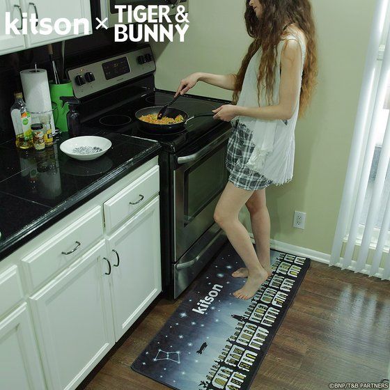kitson × TIGER & BUNNY　ラグマット　※オリジナルハンカチ付き