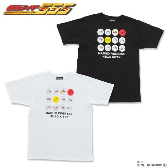 仮面ライダー555（ファイズ）×ハローキティ Ｔシャツ | 仮面ライダー555 ファッション・アクセサリー | アニメグッズ  ・おもちゃならプレミアムバンダイ｜バンダイナムコグループの公式通販サイト