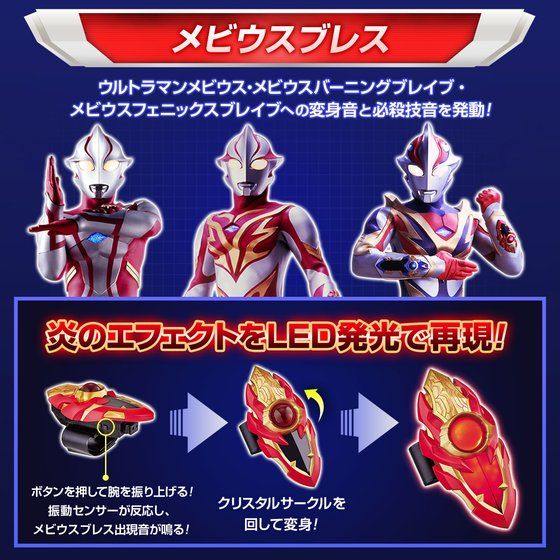 ウルトラマン玩具ブログvol 10 ウルトラレプリカ メビウスブレス ナイトブレス 商品説明 2 ウルトラマンおもちゃウェブ バンダイ公式サイト