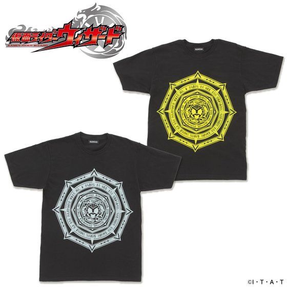 仮面ライダーウィザード ビースト魔法陣tシャツ バンコレ