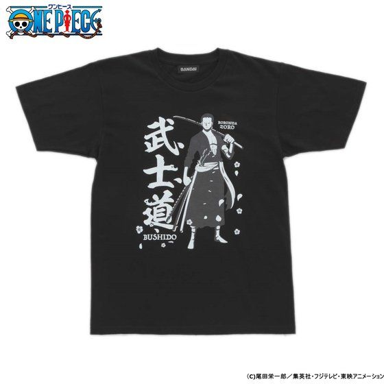 アニメ偉言 ワンピース Tシャツ ロロノア ゾロ