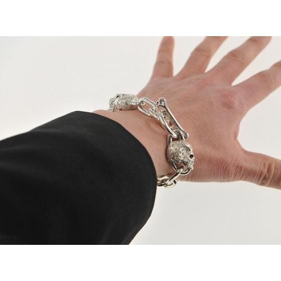 仮面ライダー鎧武 TEAM BARON（チームバロン）駆紋戒斗 x haraKIRI Collaboration Silver925 Bracelet