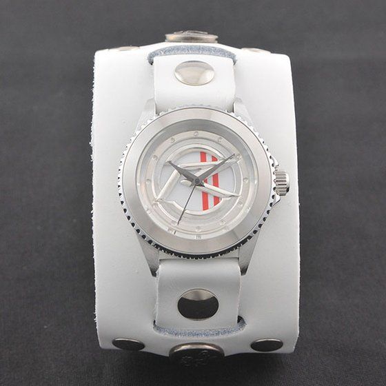 ʃC_[hCu@}bn~ Red Monkey Designs Collaboration Wristwatch Silver925 High-End Model