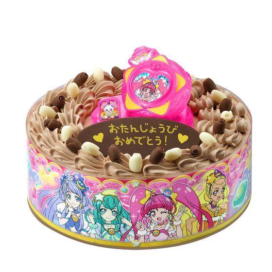 キャラデコお祝いケーキ スター☆トゥインクルプリキュア(チョコクリーム)(5号サイズ)
