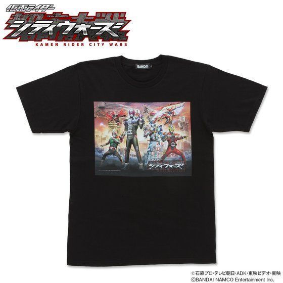 仮面ライダー シティウォーズ コラボデザイン Tシャツ バンコレ