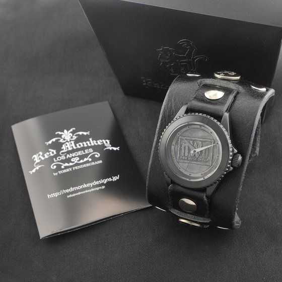 WWE Red Monkey Wristwatch Silver925 nWo Model