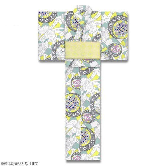 美少女戦士セーラームーン　浴衣　銀水晶柄（黄色）【2019年5月お届け】