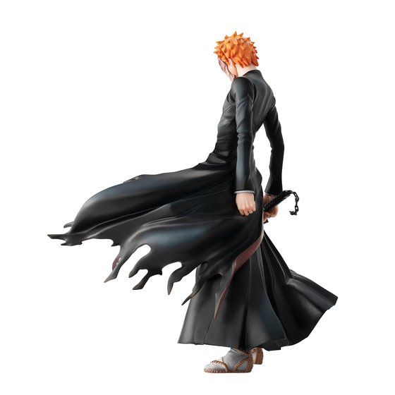 28) 振り撒い メガハウス G.E.M.シリーズ BLEACH 黒崎一護 G.E.M.10周年ver. 完成品