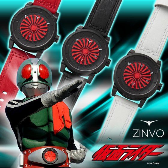【クリックでお店のこの商品のページへ】仮面ライダー×ZINVO(ジンボ)コラボレーション腕時計