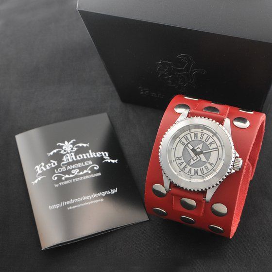 WWE Red Monkey Wristwatch Silver925 W^ Model