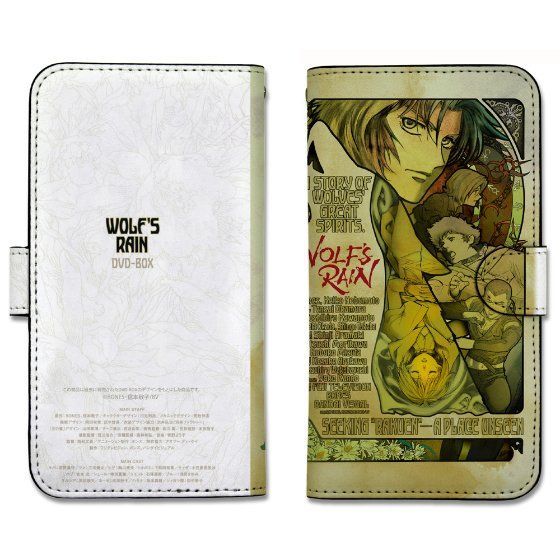 VIDESTA WOLF'S RAIN DVD-BOXパッケージ 手帳型スマホケース