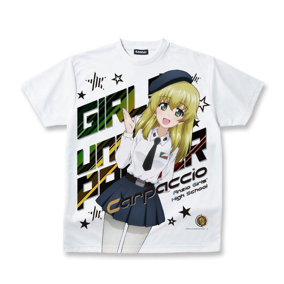 ガールズ パンツァー 劇場版 フルパネルtシャツ カルパッチョ ガールズ パンツァー Girls Und Panzer 趣味 コレクション バンダイナムコグループ公式通販サイト