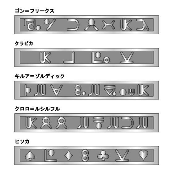 Hunter Hunter ハンター文字リング ヒソカ 再販 19年12月発送 趣味 コレクション バンダイナムコグループ公式通販サイト