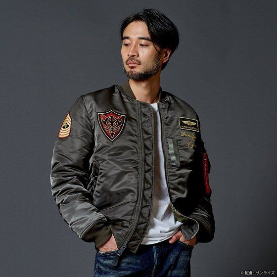 STRICT-G × ALPHA INDUSTRIES MA-1 『機動戦士ガンダム』40周年記念 ジオン軍モデル