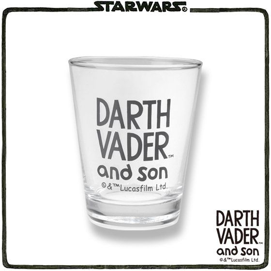 STAR WARS DARTH VADER and son グラス