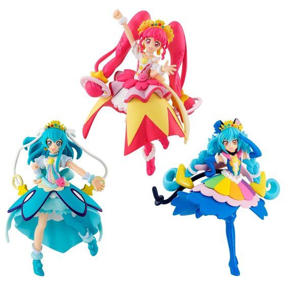 Star Twinkle Pretty Cure Cutie Figure 3 Special Set