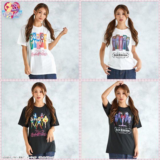 美少女戦士セーラームーン セーラー5戦士 ダーク キングダムtシャツ バンコレ