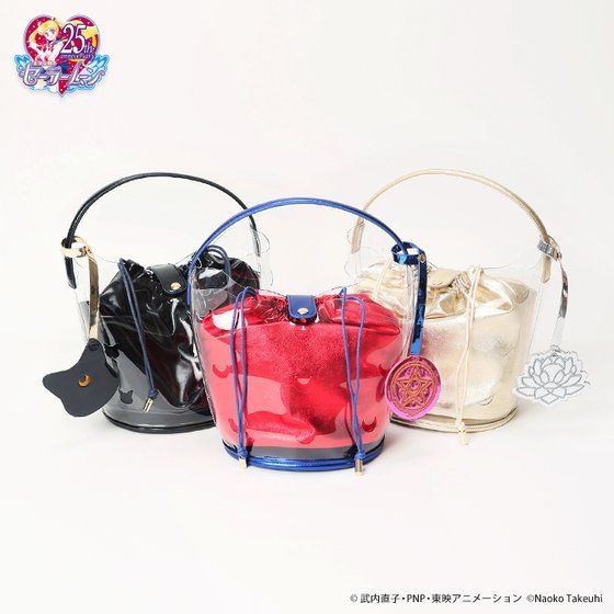 【キャセリーニコラボ】美少女戦士セーラームーンクリアバケットバッグ