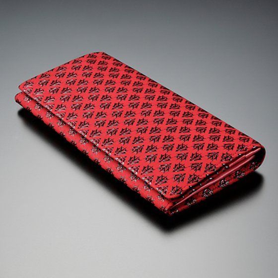 機動戦士ガンダム×印傳屋 シャア専用 長財布（赤×黒） | ガンダム