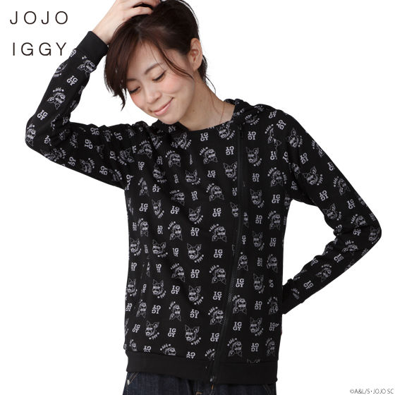 PB����y�W���W���̊�Ȗ`�� �X�^�[�_�X�g�N���Z�C�_�[�X�zJOJO IGGY RIDERS HOODIE�i�W���W�� �C�M�[ ���f�B�[�X�p�[�J�[�j