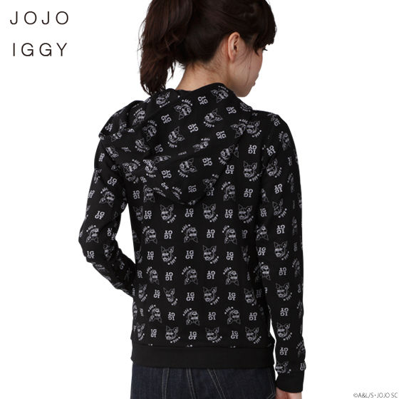 PB����y�W���W���̊�Ȗ`�� �X�^�[�_�X�g�N���Z�C�_�[�X�zJOJO IGGY RIDERS HOODIE�i�W���W�� �C�M�[ ���f�B�[�X�p�[�J�[�j
