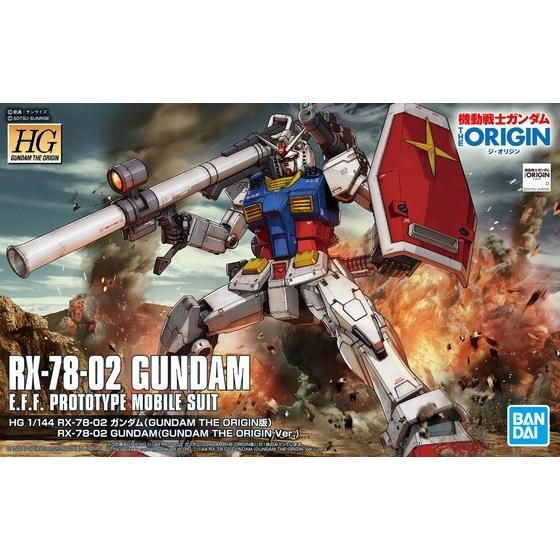 HG 1/144 RX-78-02 ガンダム(GUNDAM THE ORIGIN版)│株式会社BANDAI ...