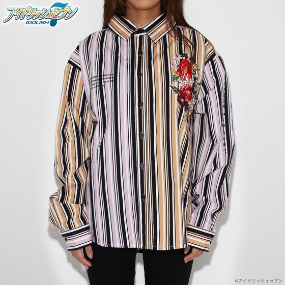 IDOLiSH7�~LEGENDA RIKU NANASE Blocking Stripe shirts