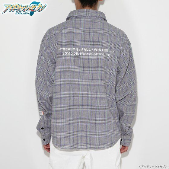 IDOLiSH7�~LEGENDA YAMATO NIKAIDO Over sized Check shirts