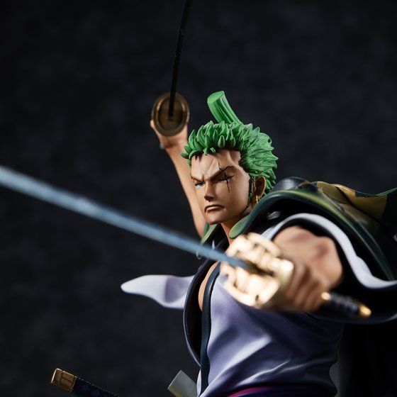 One Piece ゾロ扮する浪人 ゾロ十郎 のフィギュアが堂々見参 相手を射貫くような鋭い視線に注目 にじめん