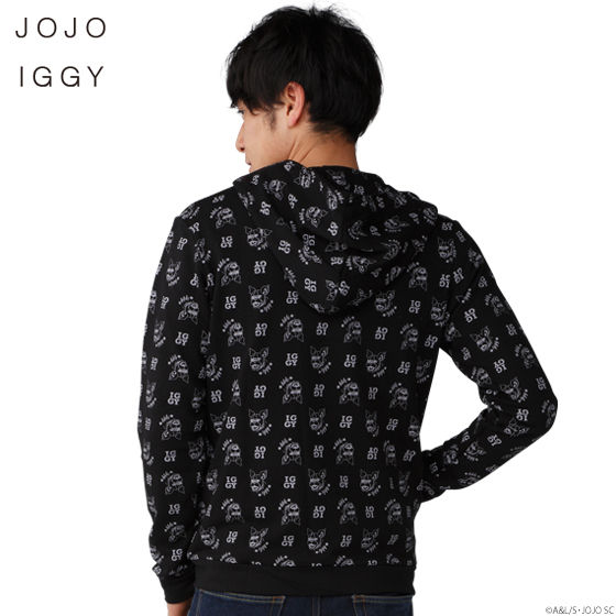 PB����y�W���W���̊�Ȗ`���zJOJO IGGY RIDERS HOODIE�i�W���W�� �C�M�[ �����Y�p�[�J�[�j�y2020�N6�������z
