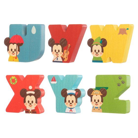 単品 Disney Kidea Alphabet ディズニーキャラクター 趣味 コレクション プレミアムバンダイ公式通販