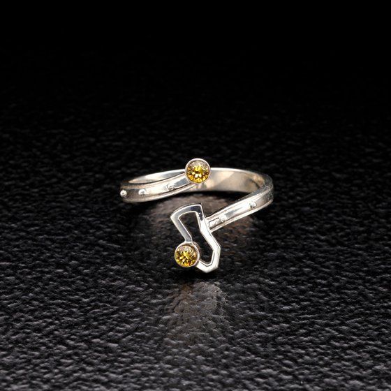 ���i����L�����C�W���[�@SILVER925�@�I�[�v�������O