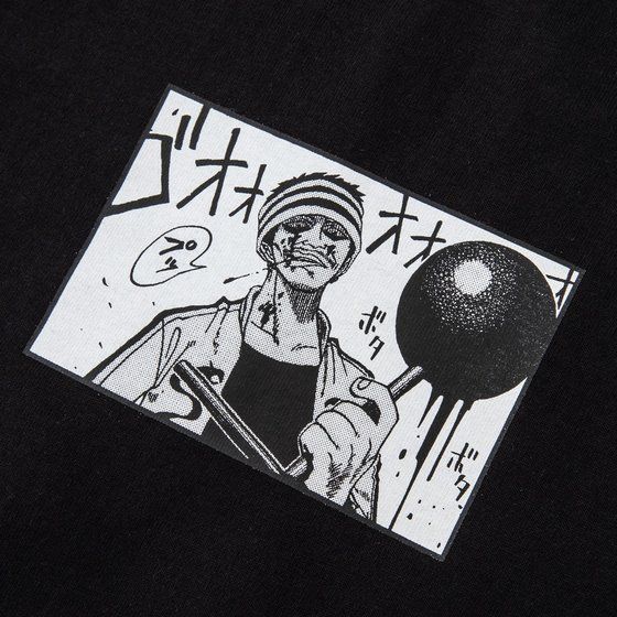 ONE PIECE@BUSTERCALL@Tshirt GIN black