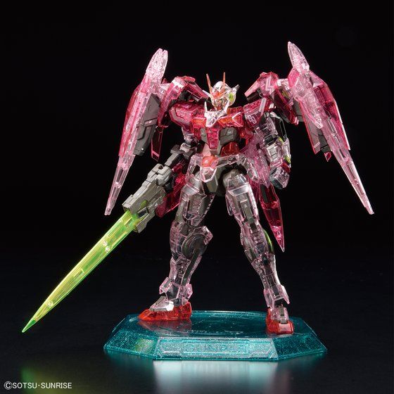 RG 1/144 ガンダムベース限定 ダブルオーライザー[トランザムクリア