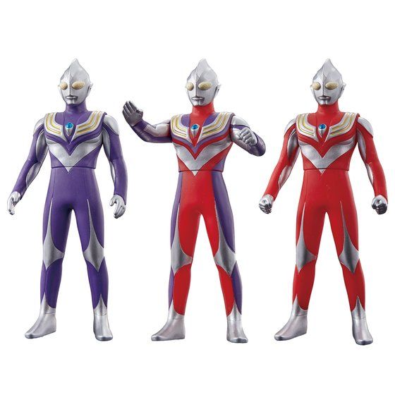 ULTRA HERO SERIES EX Ultraman Tiga 25th Anniversary Set