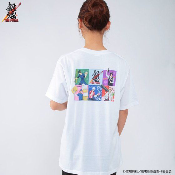 銀魂 Tシャツ パネル状デザイン バンコレ