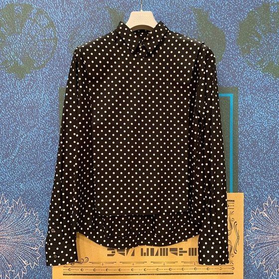 ʃC_[ZCo[@written words@Dot Shirt with ScarfihbgVcj_RH^f