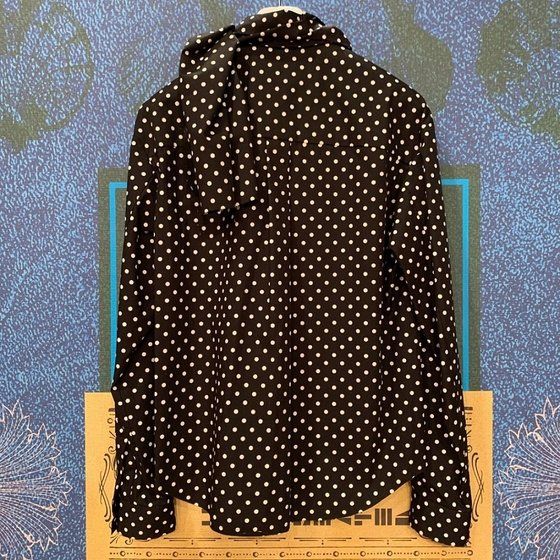 ʃC_[ZCo[@written words@Dot Shirt with ScarfihbgVcj_RH^f