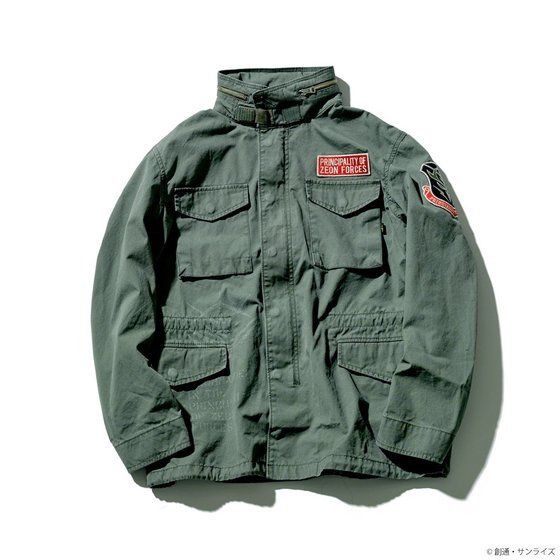 【抽選販売】STRICT-G×ALPHA INDUSTRIES M-65 フィールドジャケット 『機動戦士ガンダム』 ジオン軍 ランバ・ラル隊モデル