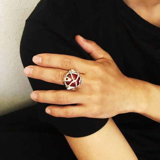 ���ʃ��C�_�[�E�B�U�[�h�@�E�B�U�[�h�t���C�������O�f�U�C���@silver925�@�����O