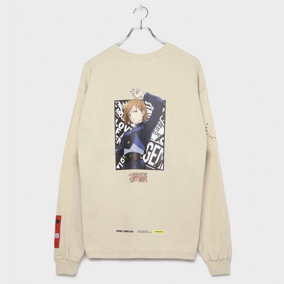 p~LEGENDA@BKN l/s Tee(Beige/Black)y񎟎󒍁F2021N6z