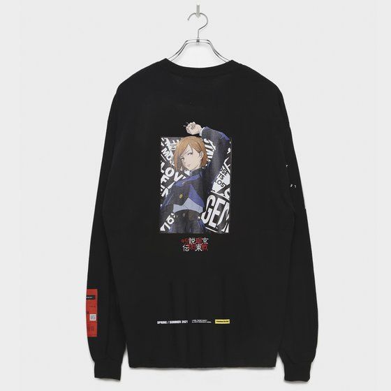 集英社 - 呪術廻戦×LEGENDA 釘崎野薔薇 ロンT ブラック 新品未開封品 呪術廻戦×LEGENDA 釘崎野薔薇 l/s Tee(Beige/Black)【二次受注