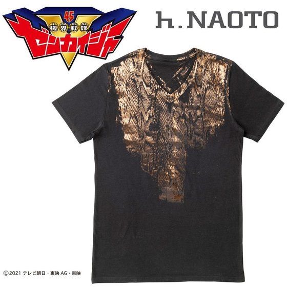 機界戦隊ゼンカイジャー　h.NAOTO　ゾックス　メタル箔Tシャツ