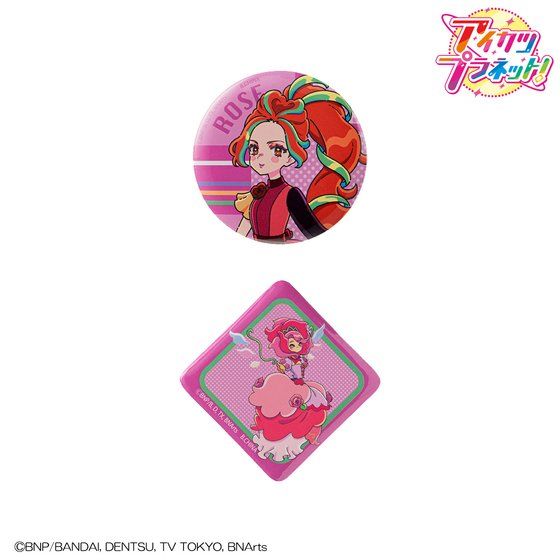 アイカツ デザインマート 缶バッジセット ローズ ラグジュアリーローゼ アイカツ シリーズ ファッション アクセサリー バンダイナムコグループ公式通販サイト