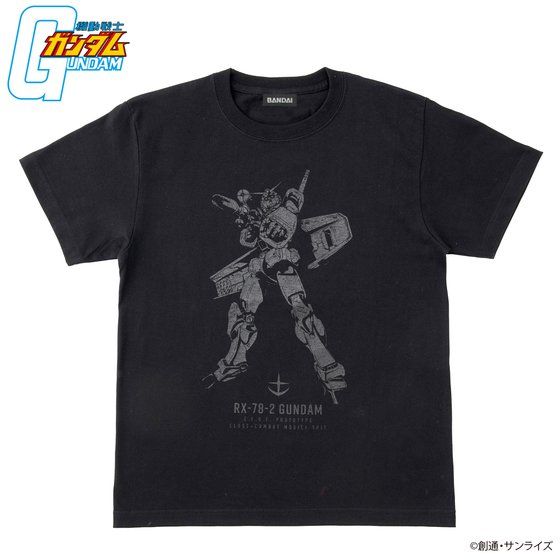 機動戦士ガンダム BLACKシリーズ Tシャツ 【2021年8月発送】