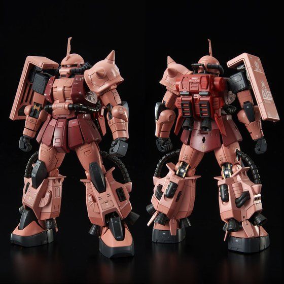 ガンプラ RG 黒い三連星 高機動ザクⅡセット 塗装済完成品 武器追加 