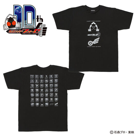 仮面ライダーフォーゼ　10周年記念　デザインTシャツ　アストロスイッチ
