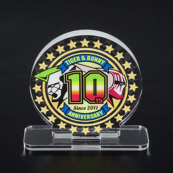 アクリルロゴディスプレイEX TIGER ＆ BUNNY 10th anniversary ロゴ