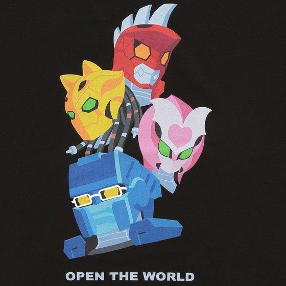 機界戦隊ゼンカイジャー　K-SuKe　キカイノイドTシャツ「OPEN THE WORLD」
